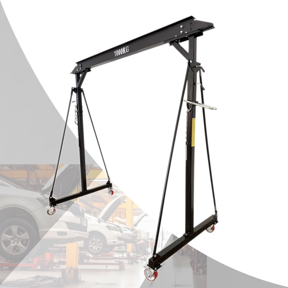 Movably Gantry Cranes 2204lbs Capacity 2.4-3.6m Height Steel Manual