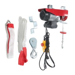 PA200 Electric Hoist 440lbs w/ 14ft Remote, 110V 510W Motor, Dual Hook System