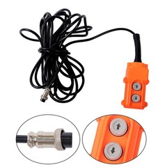 22.9 ft/7 m 2in1 Portable Electric Hoist Winch 1100lbs With Wired Remote Control