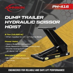 6 Ton Hydraulic Scissor Hoist Kits | PH416 | Perfect for Dump Trailers & Trucks