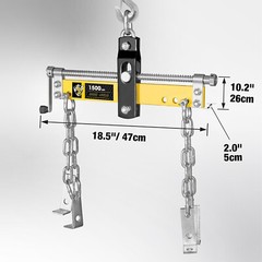Adjustable Car Engine Hoist Leveler Heavy Duty Shop Crane Load Lift Tool 1500LBS