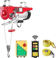 880lbs Electric Hoist with Wireless Remote Control, 110v Electric Hoist with Rem