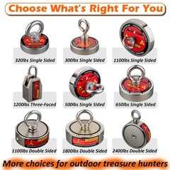 MUTUACTOR 2packs Neodymium Magnets Heavy Φ 1.41″–120lb Magnet,2packs, Silver