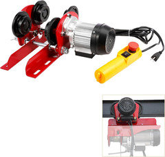 1 Ton Electric Trolley for Power Hoists, Fits 2.68-4.33 in I-Beam