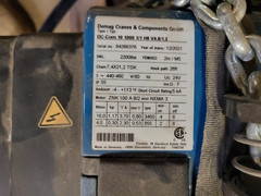 2021 – 1 Ton Demag Hoist Crane Cell – AMAR-531/FA10226