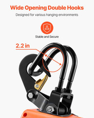 3-In-1 Electric Hoist Winch, 1100 Lbs Capacity, 1500W Portable Power Winch, 30 F