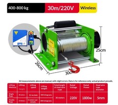 1-Ton Electric Hoist Winch for Home Use with Wireless Remote Control220V