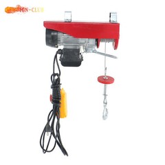 Industrial 110V Electric Winch 440LB Lifting Capacity 14FT Remote Garage Hoist