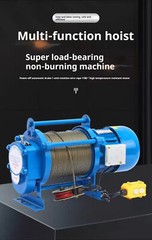 220v Home Winch 1 Ton 2T Electric Hoist 380v Construction and Decoration