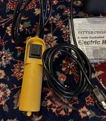 PITTSBURGH 120 Volt, Electric Hoist with Remote Control, Cable Length 48ft