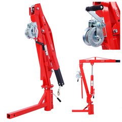 500lbs Adjustable Engine Motor Hoist Cherry Picker Workshop Shop Crane Lift
