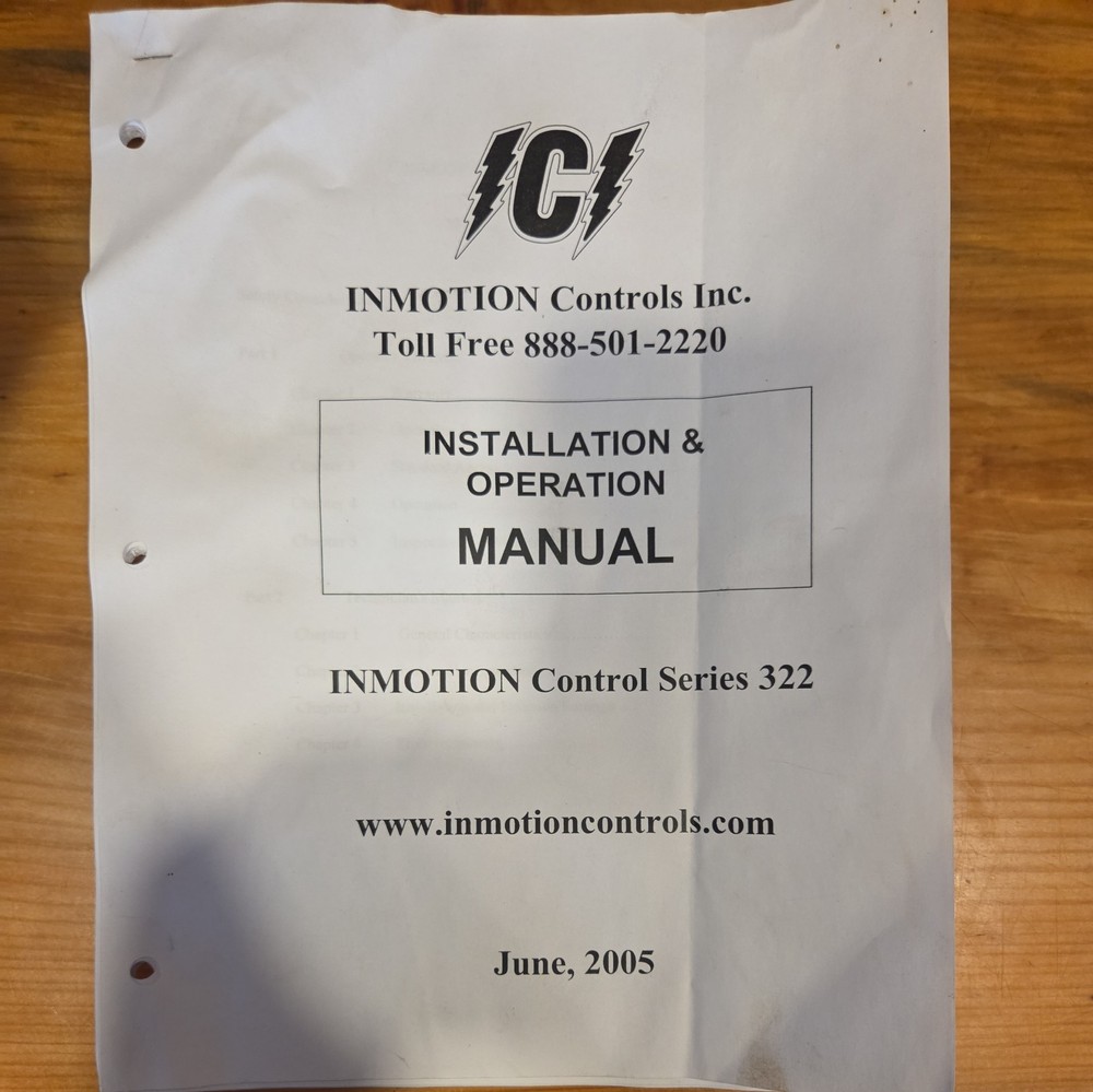 NEW INMOTION CONTROLS MODEL 322 SERIES RX RECIEVER CRANE REMOTE WIRELESS CONTROL