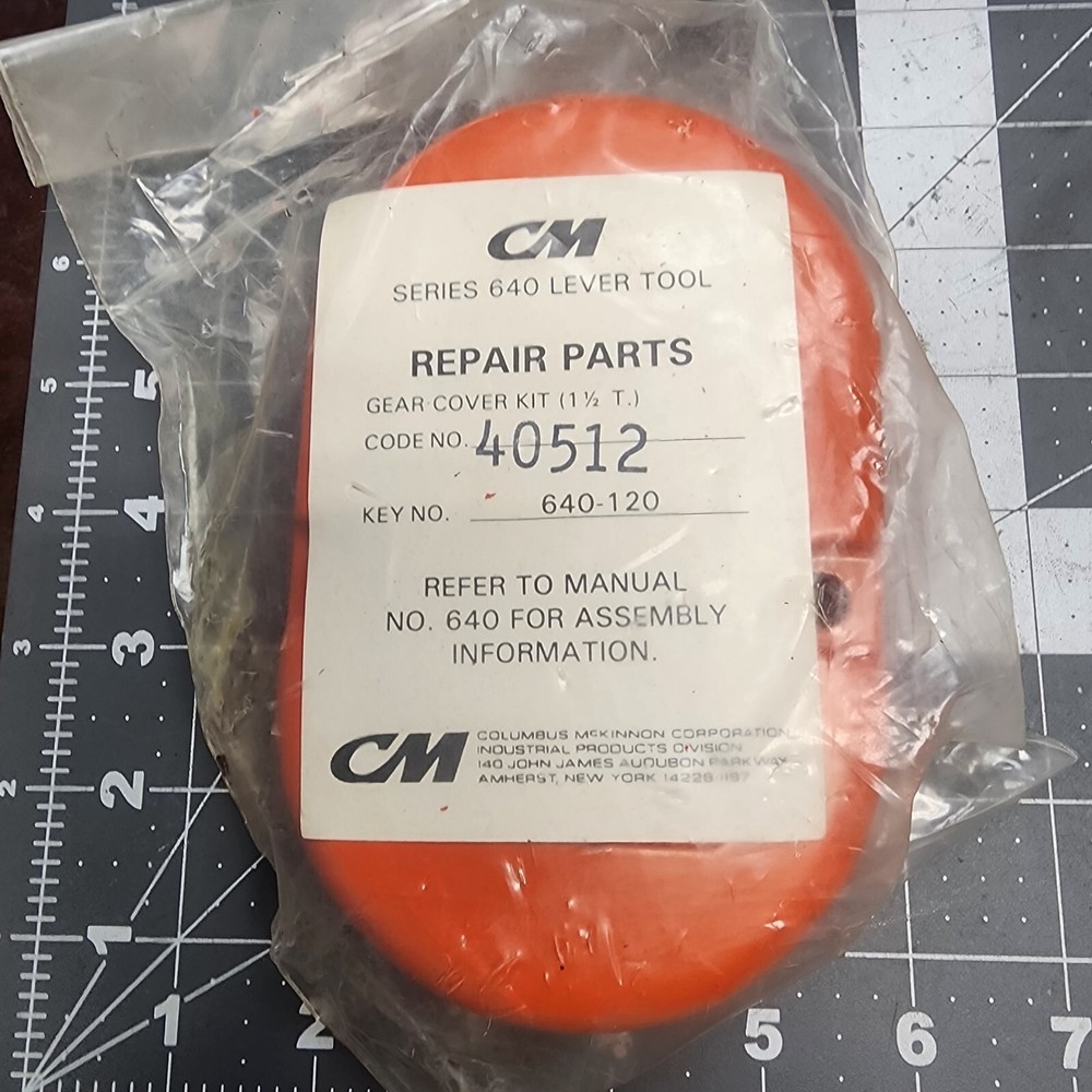 CM 40512 640-140 Cover Gear 1 1/2 Ton Puller Replacement Cover [C4B1]