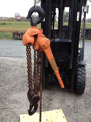 Columbus McKinnon C&M 6 Ton 20′ Lever Hoist Chain Come Along Series 640