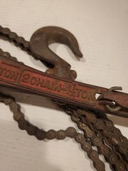 Coffing Model A-1 Ratchet Lever Hoist Chain Puller 3/4 Ton 1.5 Ton 2 Chains USA