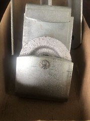 LAWRENCE BRO. INC #76 Zinc Plated HANGER For Doors 1 1/2” To 1 3/4” Thick -NOS-