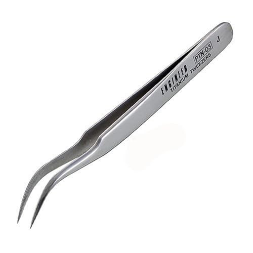 Engineer Titanium Tweezers PTN-03 From Japan