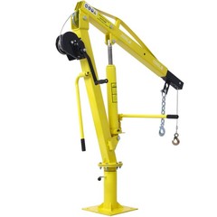 Hydraulic Pickup Truck Crane with Hand Winch, Pickup Truck Bed Hoist Jib Crane