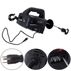 2-in-1 Portable Electric Hoist 1100lbs Power Winch Wired Remote Control 1500W