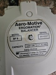 Aero-Motive Balancer BF 9 Industrial Duty BF Balancer Made In USA 6.0-9.0 LBS