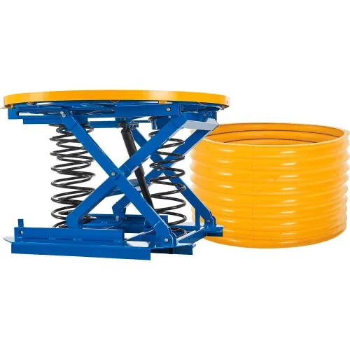 NEW! Spring-Actuated Pallet Carousel Skid Positioner with Bellows Package!!