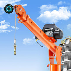 2200 Lbs Electric Pickup Truck Crane with 6000 Lbs Winch for Heavy Lifting NEW