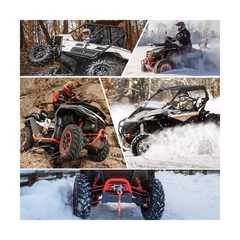 2500lbs Electric Winch 12V Waterproof Steel Cable with Wired Remote Control &…