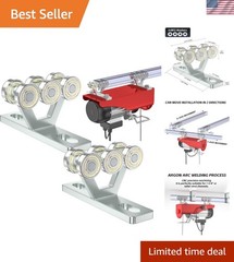 Durable 6 Wheel Trolley Assembly for Electric Hoists – Silent Operation Included