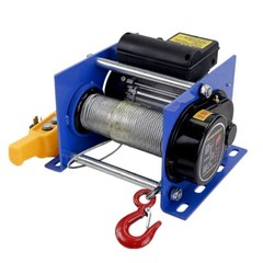 Electric Winch 800kg/600kg Electric Hoist 30M Steel Wire Rope Windlass Winding