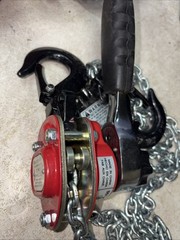 Lever chain hoist 1/4 ton 250 kg 5′ lift Series 602 with box China E5