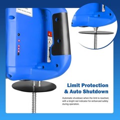 1500W 1540lb Max Portable 25′ Electric Cable Hoist w/Wired & Wireless Remote