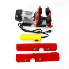 2200lbs Electric Wire Rope Hoist Trolley Overhead Motor Winch Hoist Garage Crane