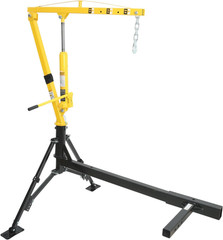 70238 Hydraulic Receiver Hitch Mounted Crane – 1000 Lb. Capacity – Portable Swiv