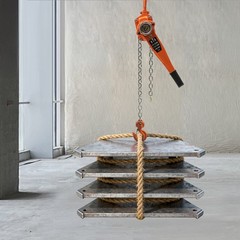 1650LBS 3/4 Ton 10ft Lever Block Chain Hoist Ratchet Type Come Along Puller