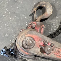 Coffing Company Ratchet Lever Model A-1 Hoist 1 Chain 3/4 TON 2 Chains 1 1/2 TON