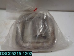 00101535 5-1/2 Inches Long x 5 Inches Wide Forged D Ring with Clip