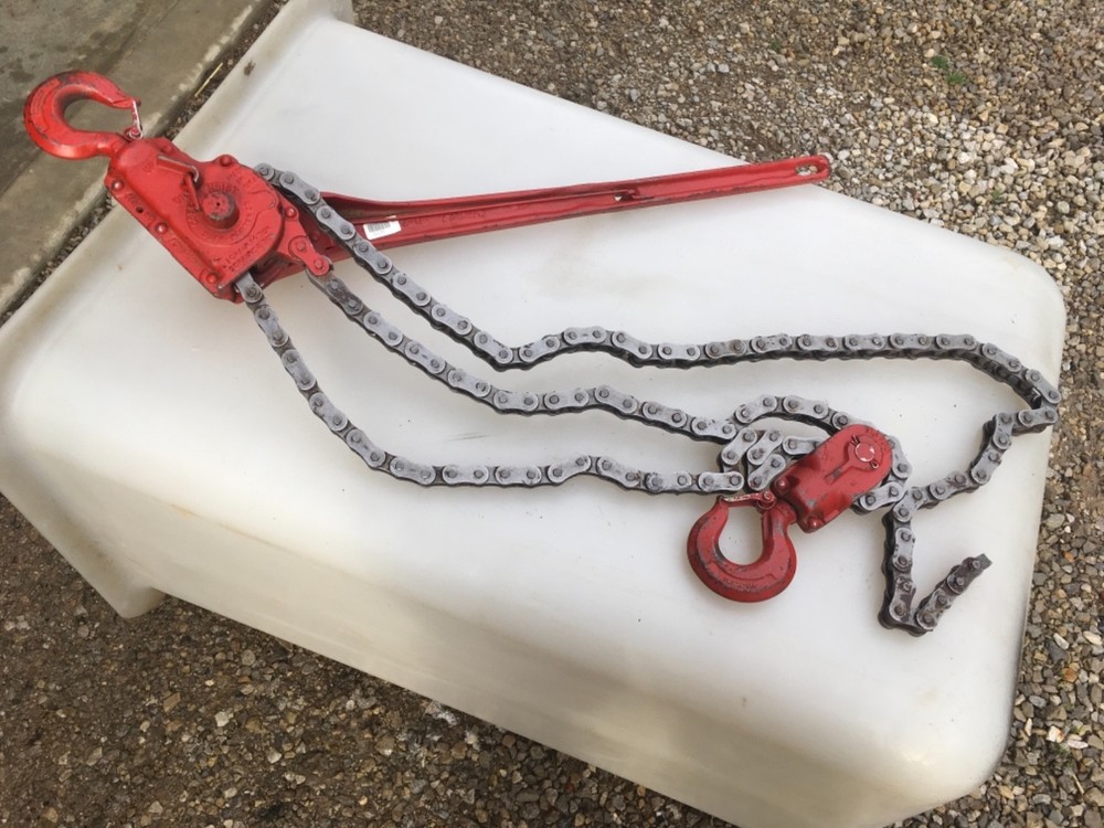 Duff-Norton Coffing FTG Chain Hoist 1.5 ton 1-chain or 3 ton 2-chain..EXCELLENT!