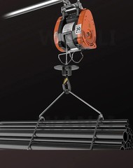 Electric Hoist 220V Crane Lifter Home Use Small Winch Air Conditioner Hoist