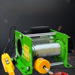 Electric Hoist Winch 220V Wireless Control Home Use Lifting Crane Small Crane