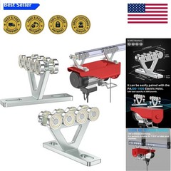 8 Wheel Hoist Trolley with Rollers – Easy Installation & High Strength