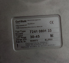 CARL STAHL KROMER 7241080133 Gravity Spring Balancer Load Range 30-45 Kg