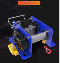 Compact Wire Rope Remote-Controlled Electric Hoist Quick-Lifting Crane Winch