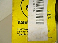 Yale 5GB Threaded Hoist Hook 1-1/4-6 Threads 1-1/2″ OD Shoulder