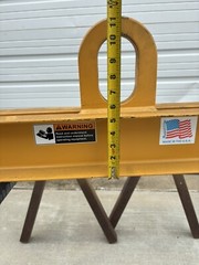 3 TON CALDWELL STRONG BAC SPREADER BAR WITH CROSBY HOOKS 3′ LONG 20S-3-3 (1)
