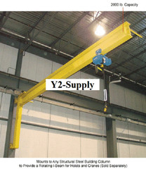 NEW! Under-Braced Wall Mounted Jib Crane-12 Ft-1000 Lb. Capacity!!