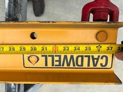 3 TON CALDWELL STRONG BAC SPREADER BAR WITH CROSBY HOOKS 3′ LONG 20S-3-3 (1)