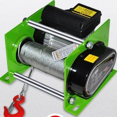Electric Hoist Winch 220V Wireless Control Home Use Lifting Crane Small Crane