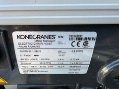 KONE Crane Electric Chain Hoist with Motorized Trolley, Never Installed or Used