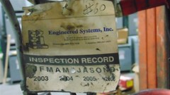 USED Mannesmann Dematic AG 440 lb Rail Mount Electric Chain Hoist 32/8 ft/min.