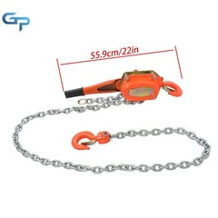 6600lb Capacity 10ft Manual Lever Block Steel Chain Hoist Wrench Hoist G80 Chain